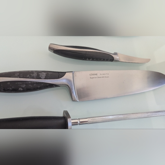 Knife Block with Knives - Picture 7 of 9